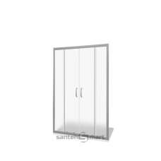 INFINITY WTW-TD-150-G-CH Душевое ограждение 150 * 185,матовое стекло 6 мм "GOOD DOOR"