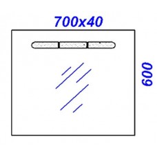 ЕВРОПА 70 Зеркало "AQWELLA"