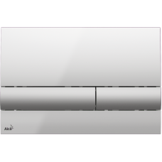 M1713 (Хром/Хром матовый) Панель смыва для инсталляции "ALCAPLAST"